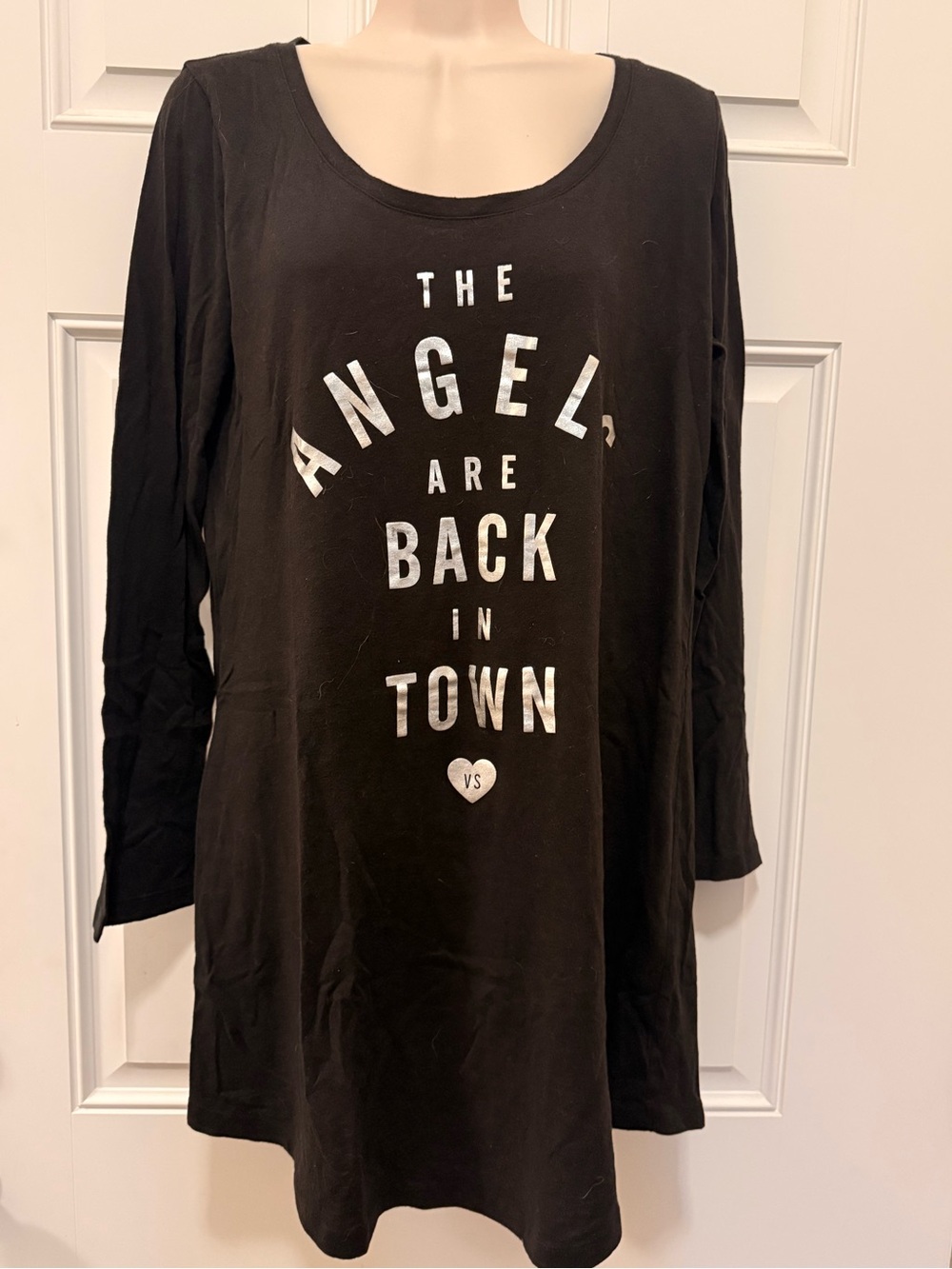 Victoria's Secret Angels Sleep Shirt - Black, M
